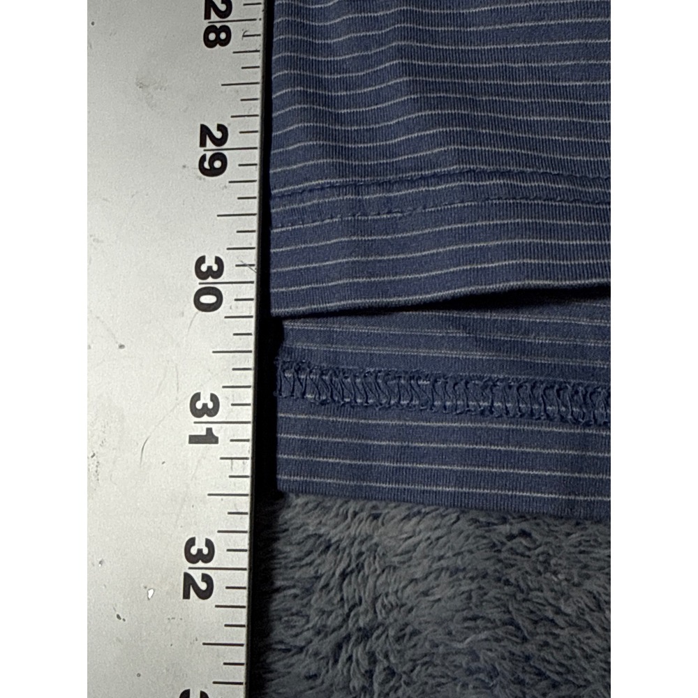 Peter Millar Mens XL Blue Striped 100% Cotton Polo Shirt Crest Logo Short Sleeve - Picture 9 of 16